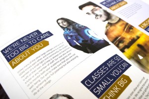 Prospectus design by The Agency for Education