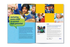 Prospectus design for schools by The Agency for Education